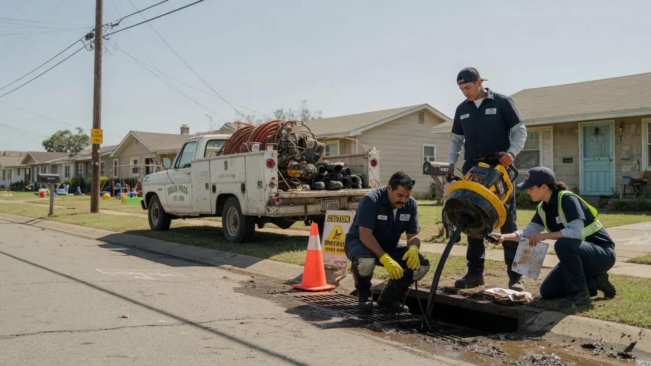 Drain Cleaning in Telferner, TX near me